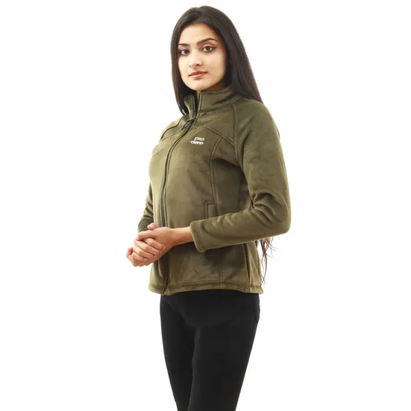 Womens Crystal Jacket #001doro(Army Green)